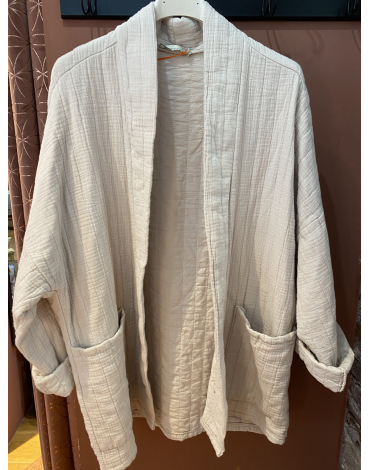 veste matelassée couleur Lin