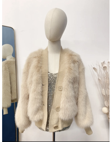 Gilet Nicole en beige