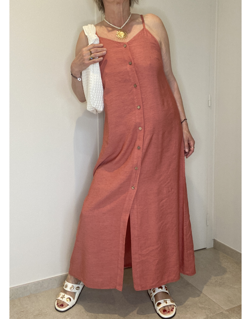 Robe Carmen en terracota