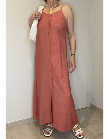 Robe Carmen en terracota