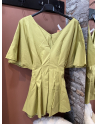 Tunique  Kitty en vert olive