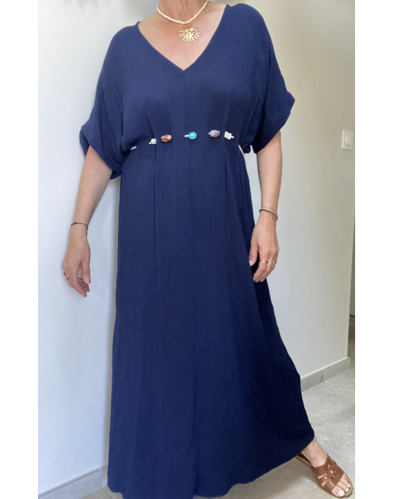 Robe Louisa en marine