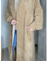 Gilet long Maegan en camel