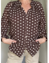 Blouse Lara en marron