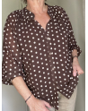 Blouse Lara en marron