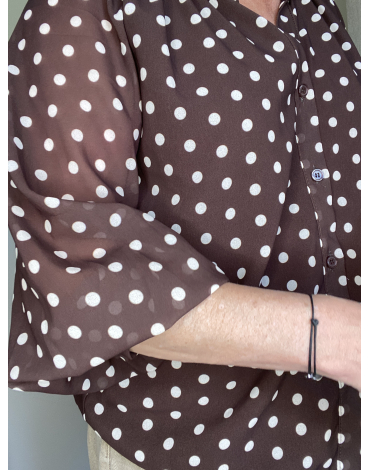 Blouse Lara en marron