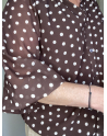 Blouse Lara en marron