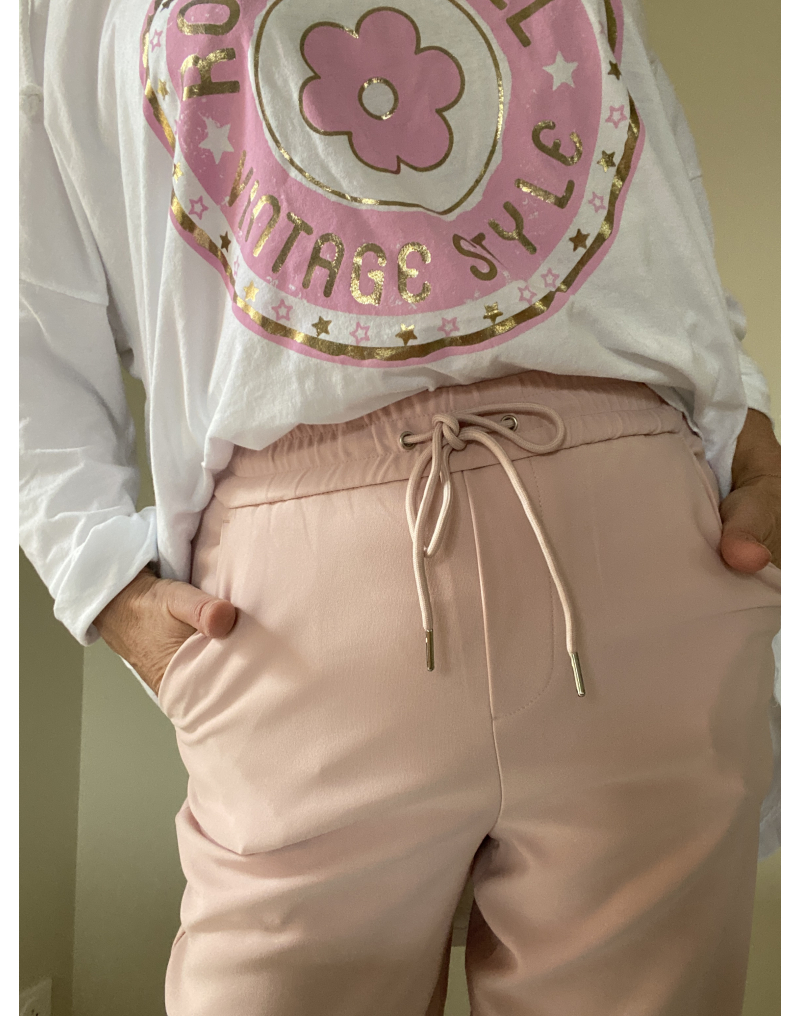 Pantalon Selena en Rose poudr?�